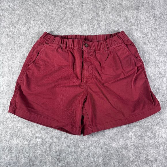 Bearbottom Other - BEARBOTTOM Shorts Mens XL Brick Red Elastic Stretch 5.5” Inseam Flap Pocket